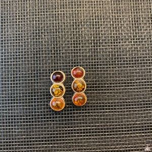 Amber earrings